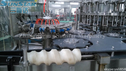 Glass Bottle Washing Filling Capping 3in1 Unit For CSD