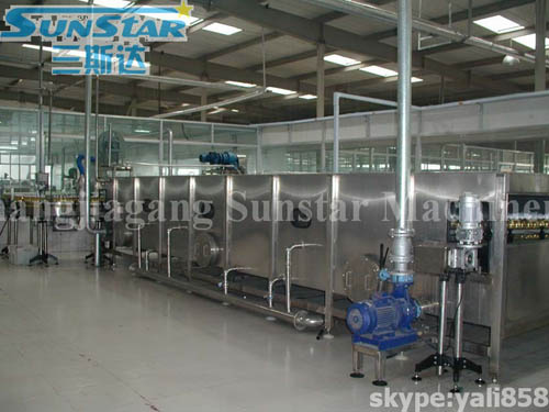 Continuously Spray Sterilization/Cooling Tunnel